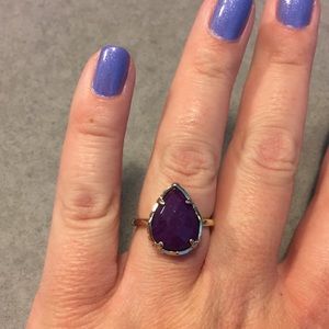 Kendra Scott Ring - Purple Jade - Size 8